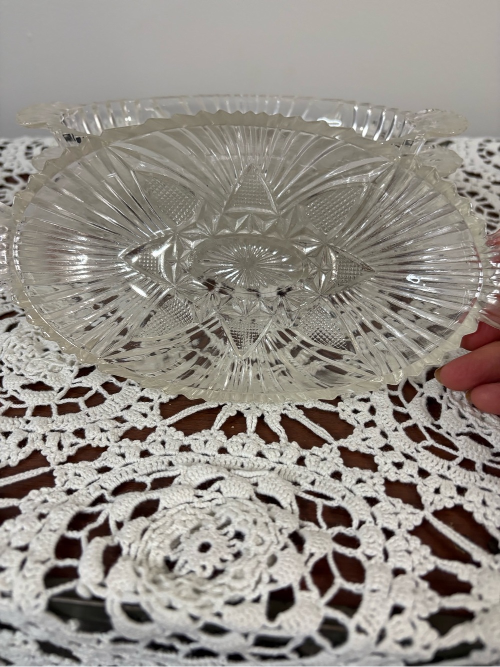 Hazel Atlas Relish or Candy dish-set of 4